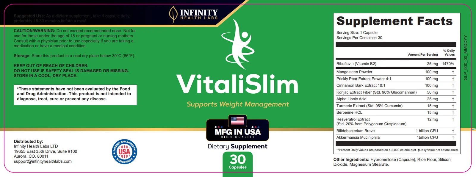 VitaliSlim Ingredients